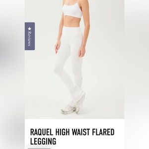Splits 59 Raquel flare legging in white NWT